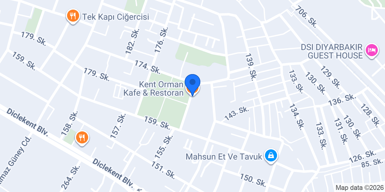 Kent Orman Kafe & Restoran konumu
