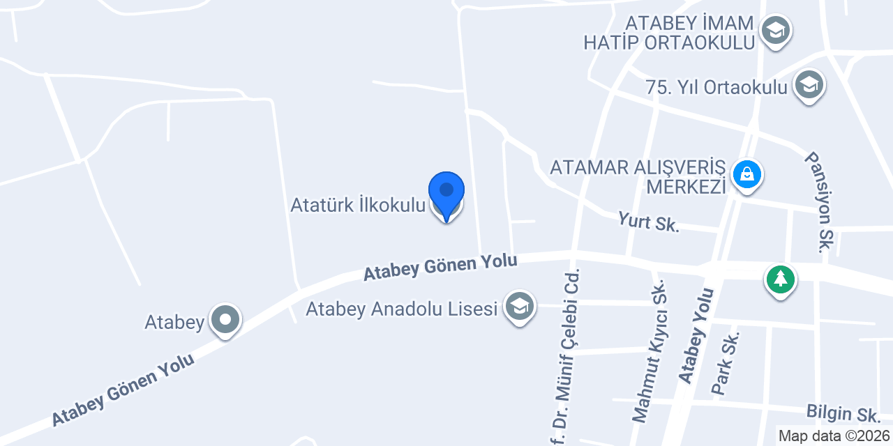 Atatürk İlkokulu konumu
