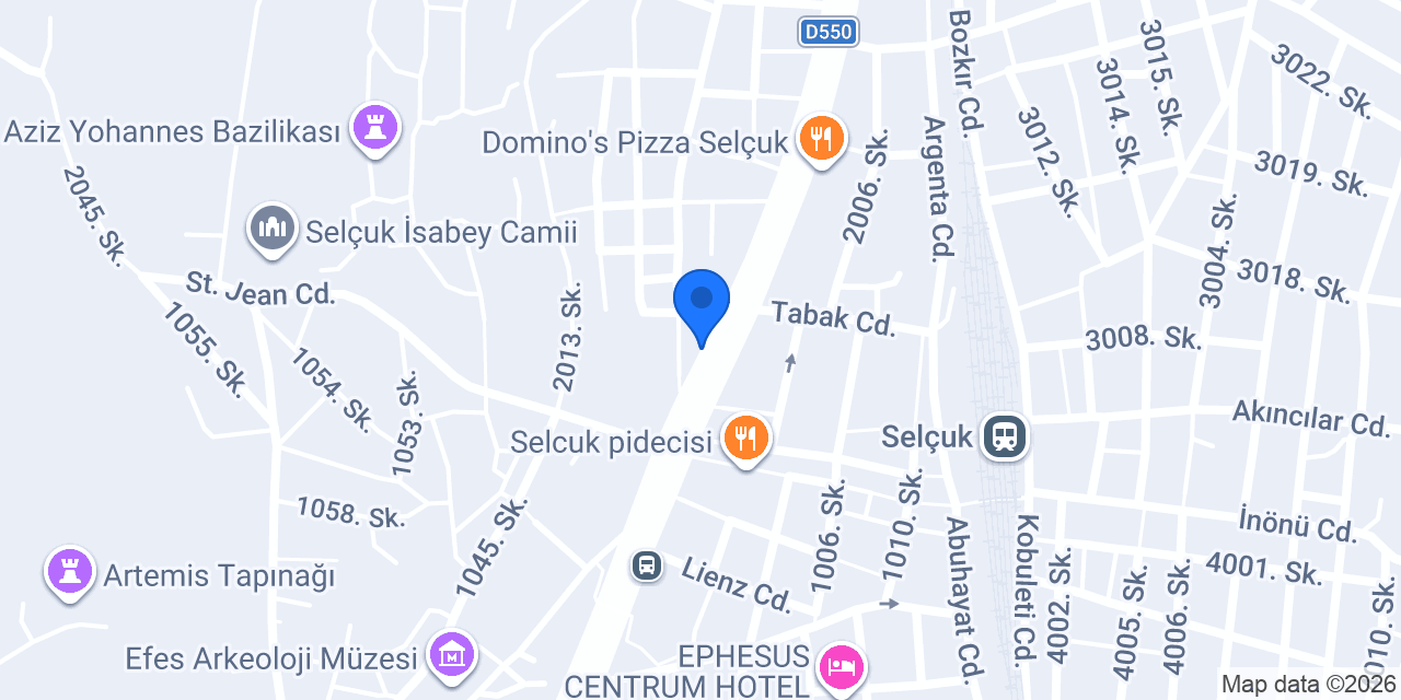 Lezzet sofrası konumu