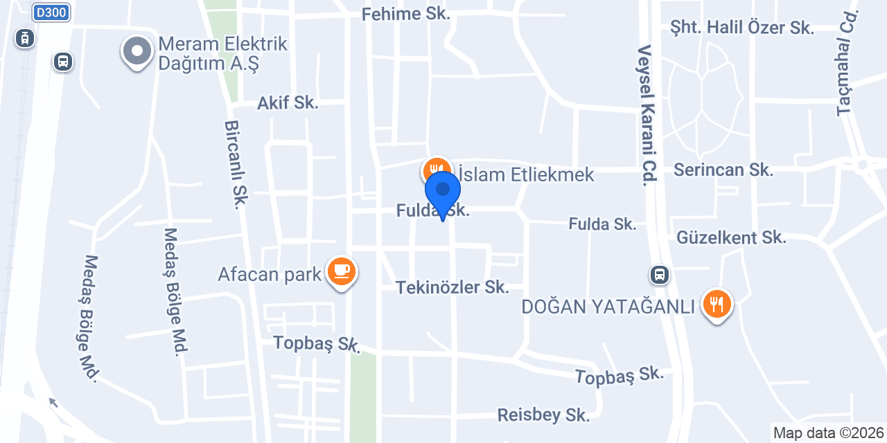 Şenel Etli Ekmek konumu