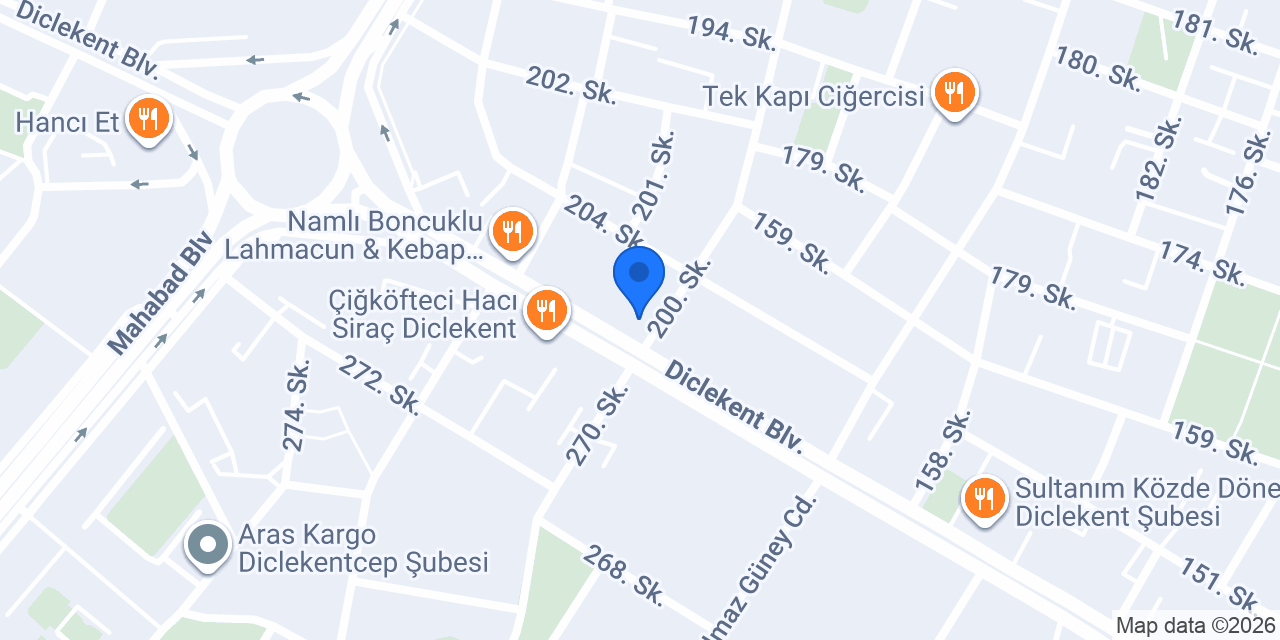 Metropol Avize & Aksesuar konumu
