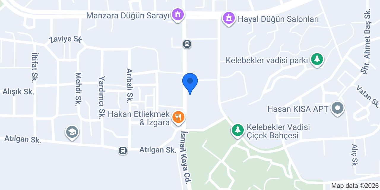 Komagene Kelebekler Vadisi konumu