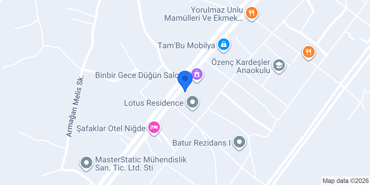 İnegöl Plus Niğde konumu