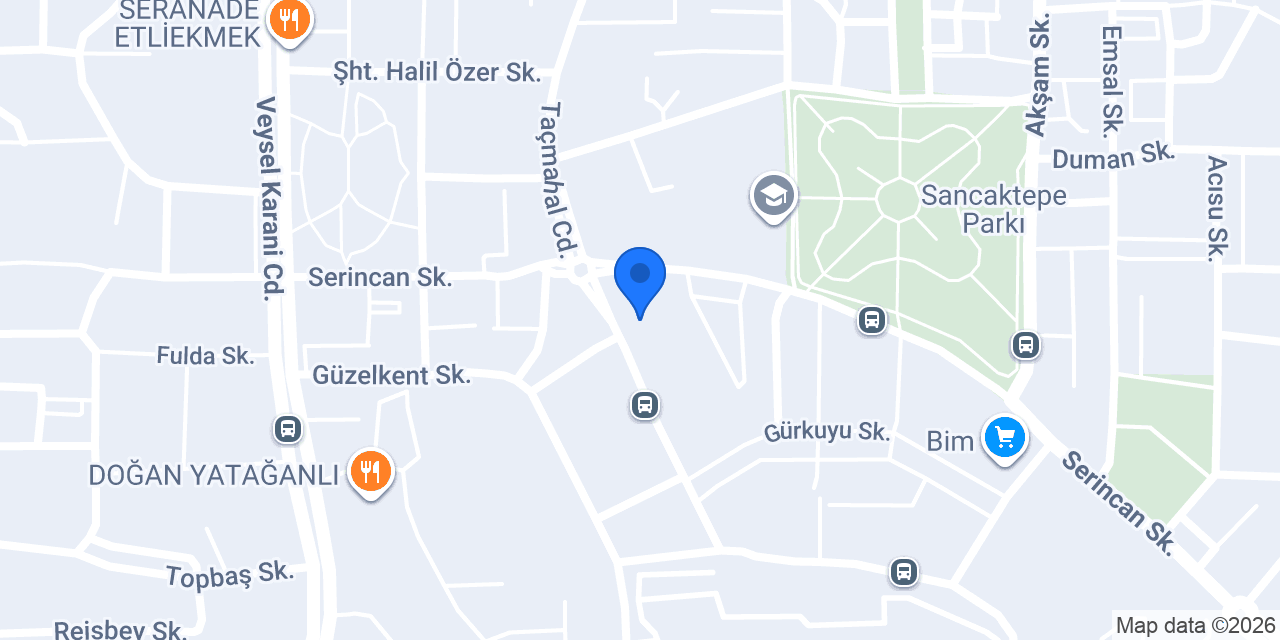 Konya Sancak Taksi konumu