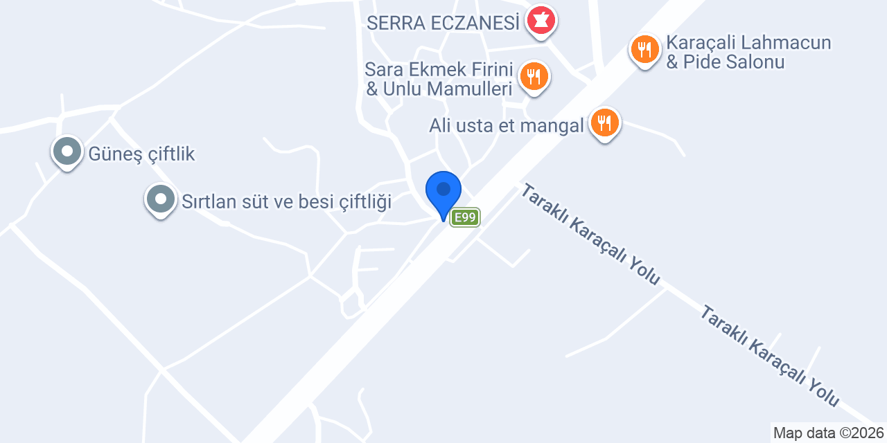 Çınar Tarım Biçerdöver Yedek Parça konumu