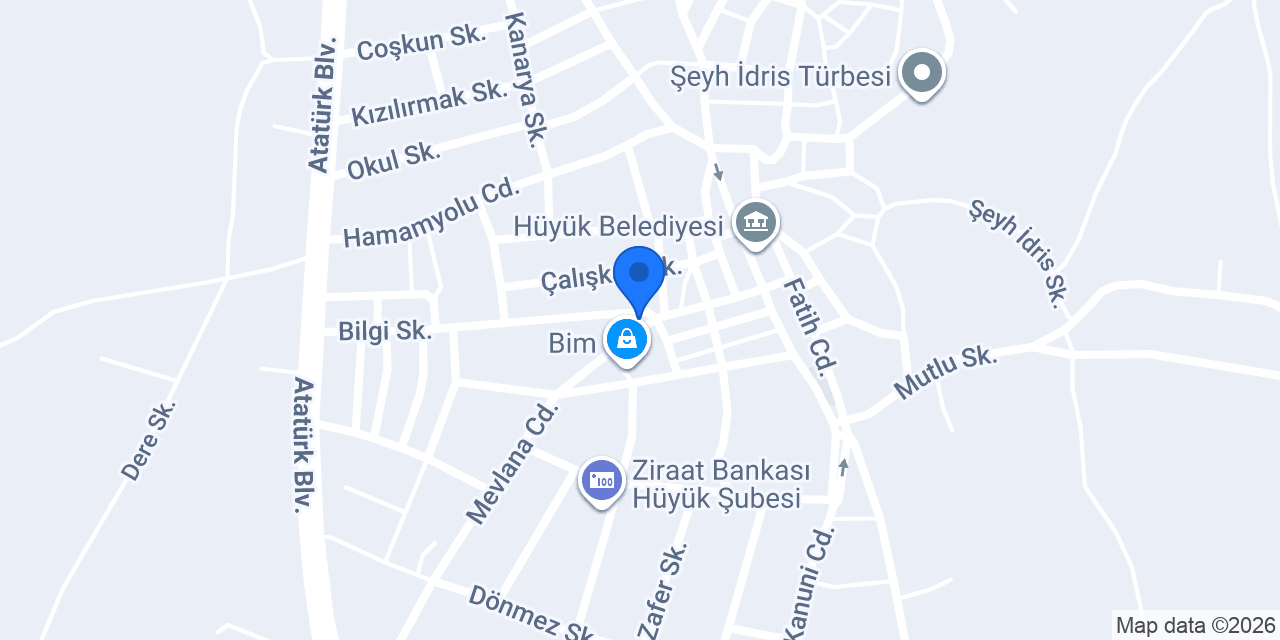 Vestel konumu