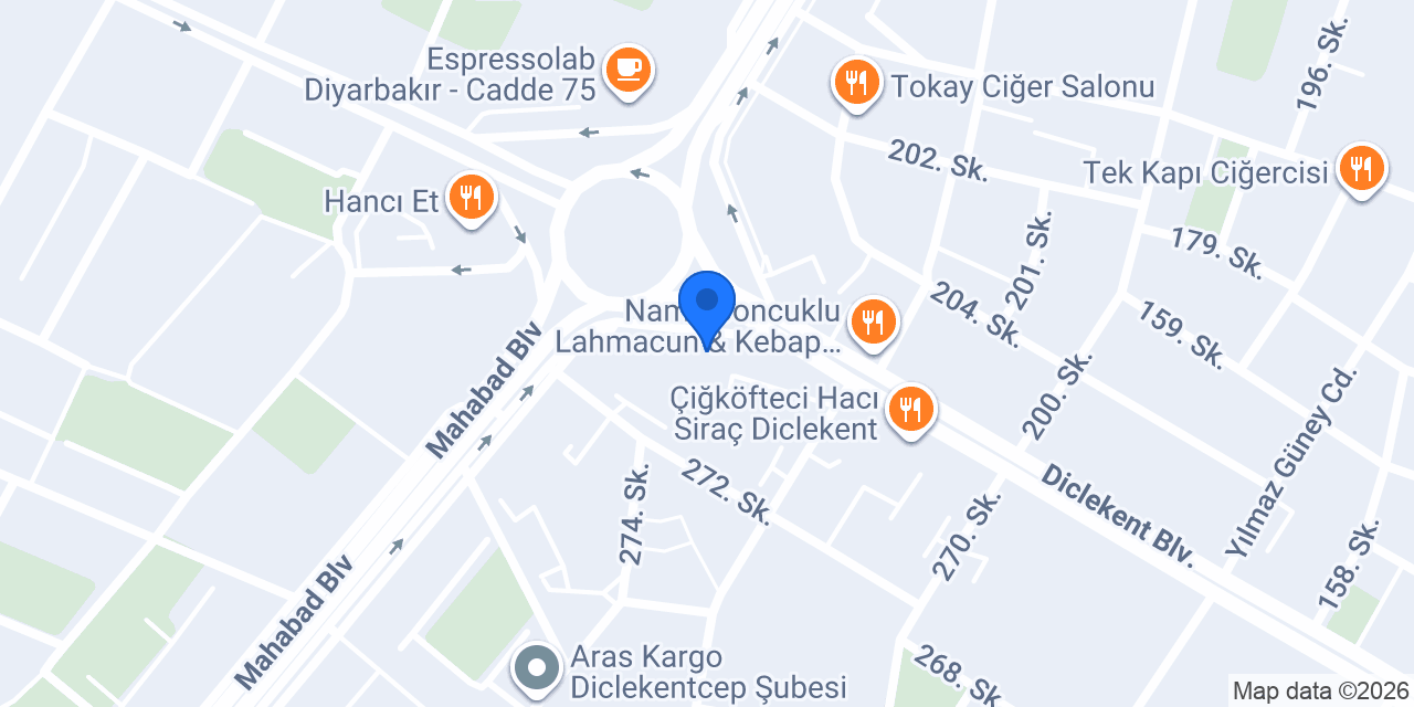 CTR CHİCKEN DİYARBAKIR konumu