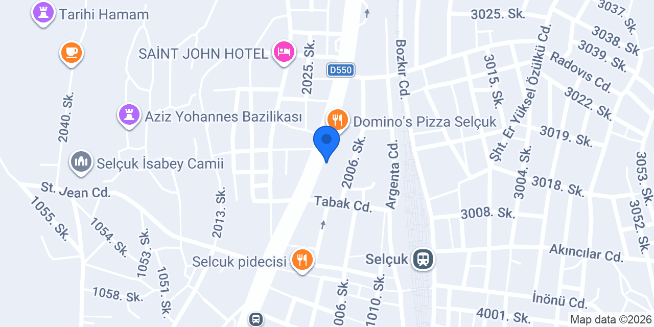 Garanti BBVA Selçuk Şubesi konumu
