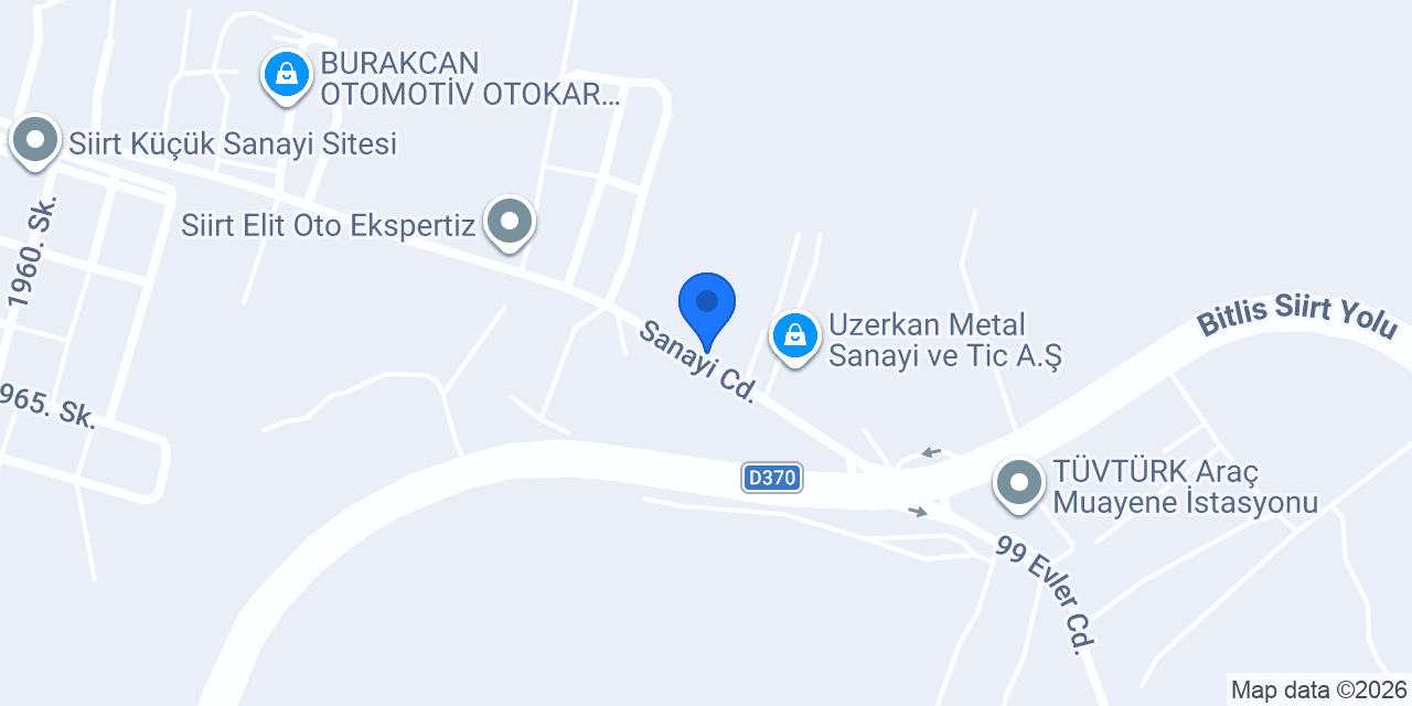 SİİRT ELİT TEKNOGENÇ KOLEJİ konumu