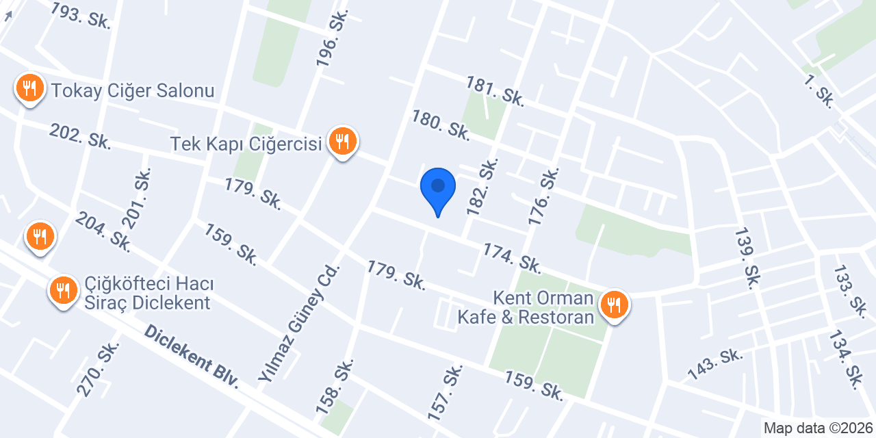 ÖLÇEN DİKİM EVİ ( Terzi ) konumu