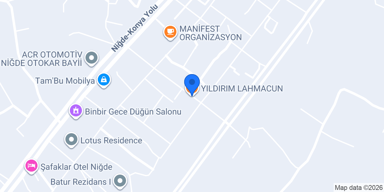 YILDIRIM LAHMACUN konumu