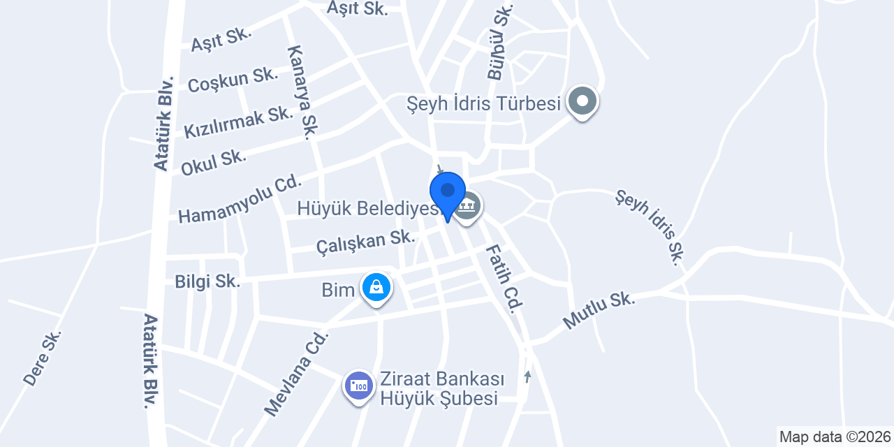 Dilek Market konumu