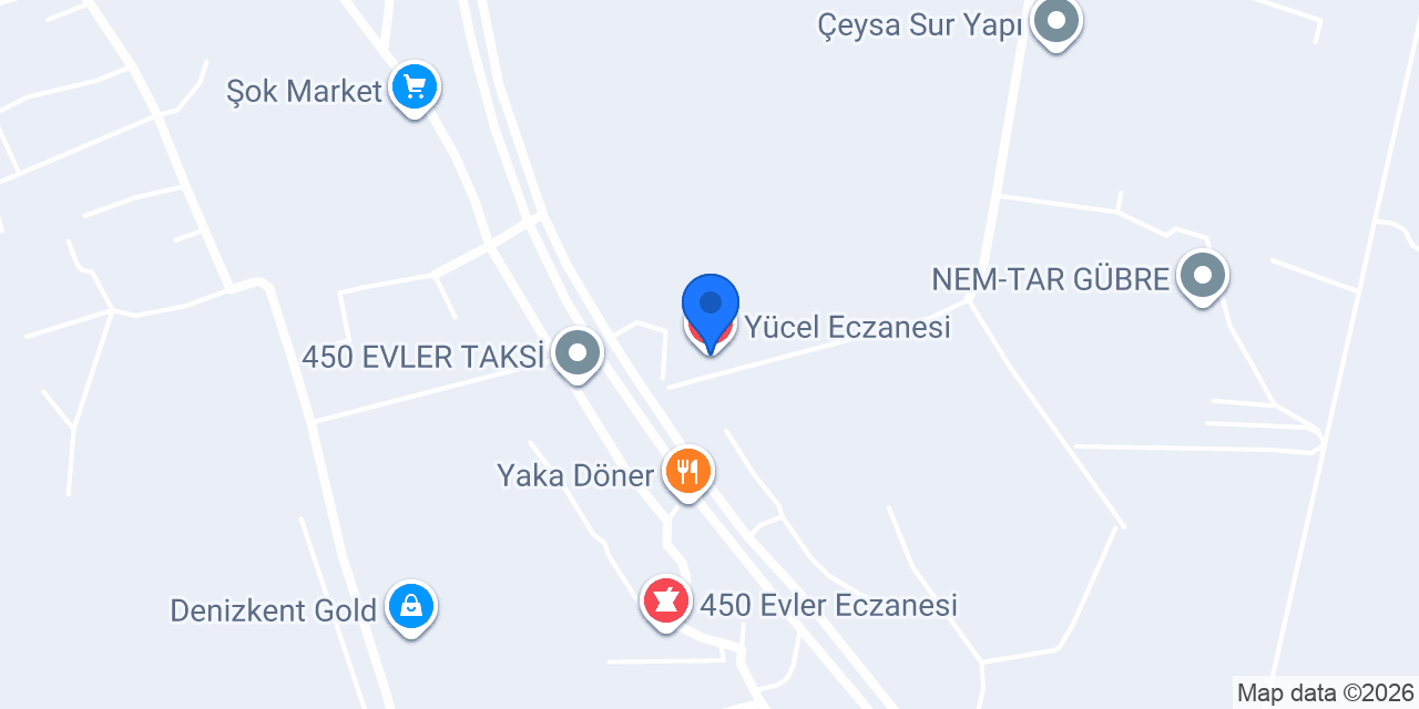Yücel Eczanesi konumu