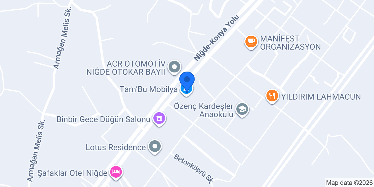 Büronews Mobilya konumu