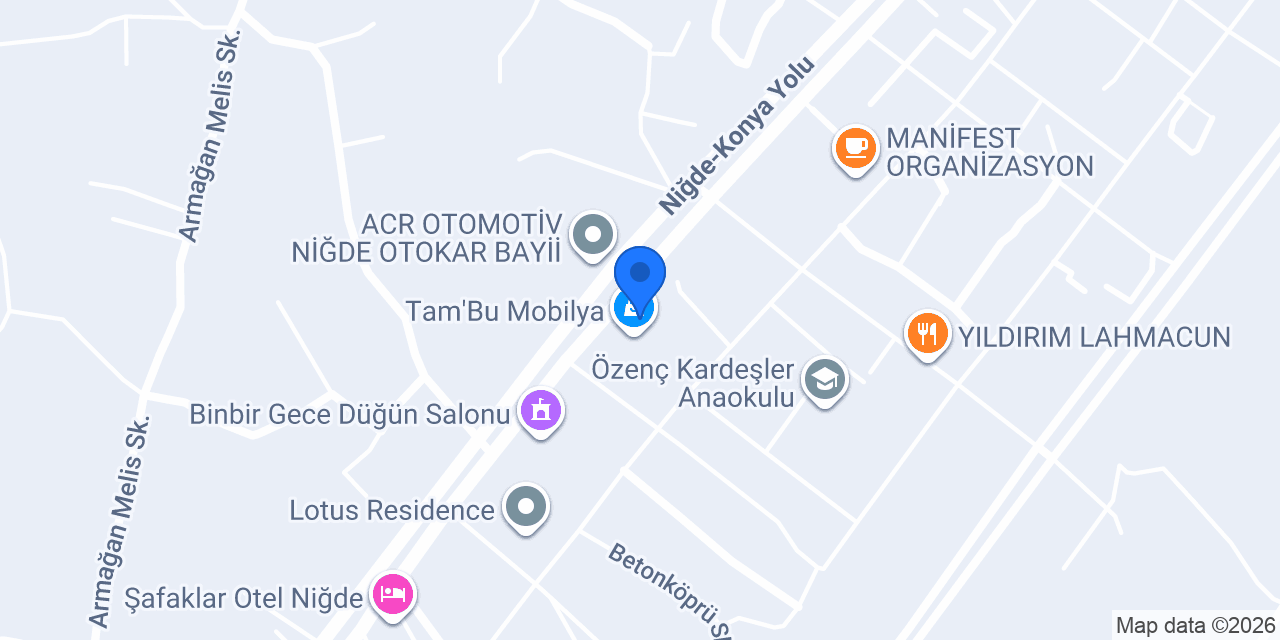 ARISOY MOBİLYA konumu