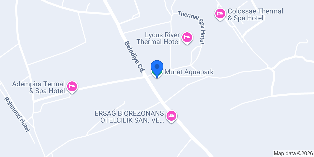Murat Aquapark konumu