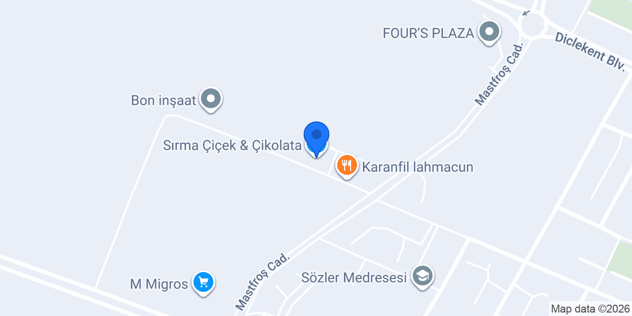 Sırma Çiçek & Çikolata konumu