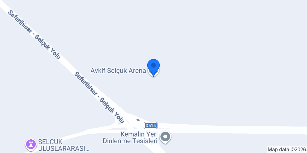 Avkif Selçuk Arena konumu