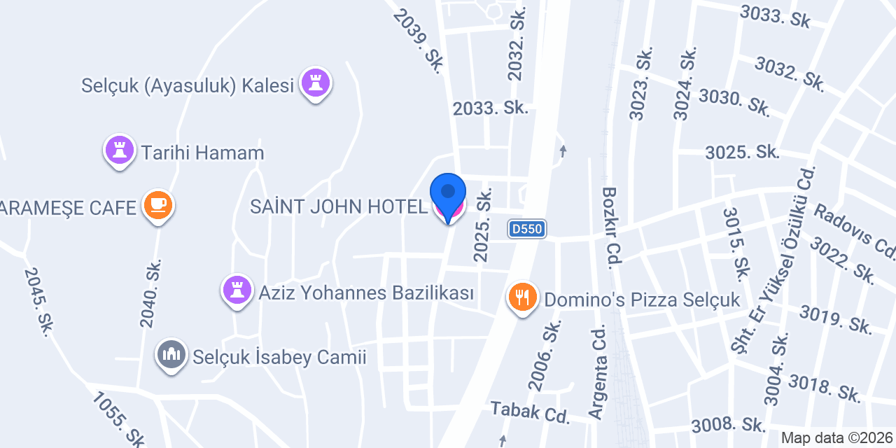 SAİNT JOHN HOTEL konumu