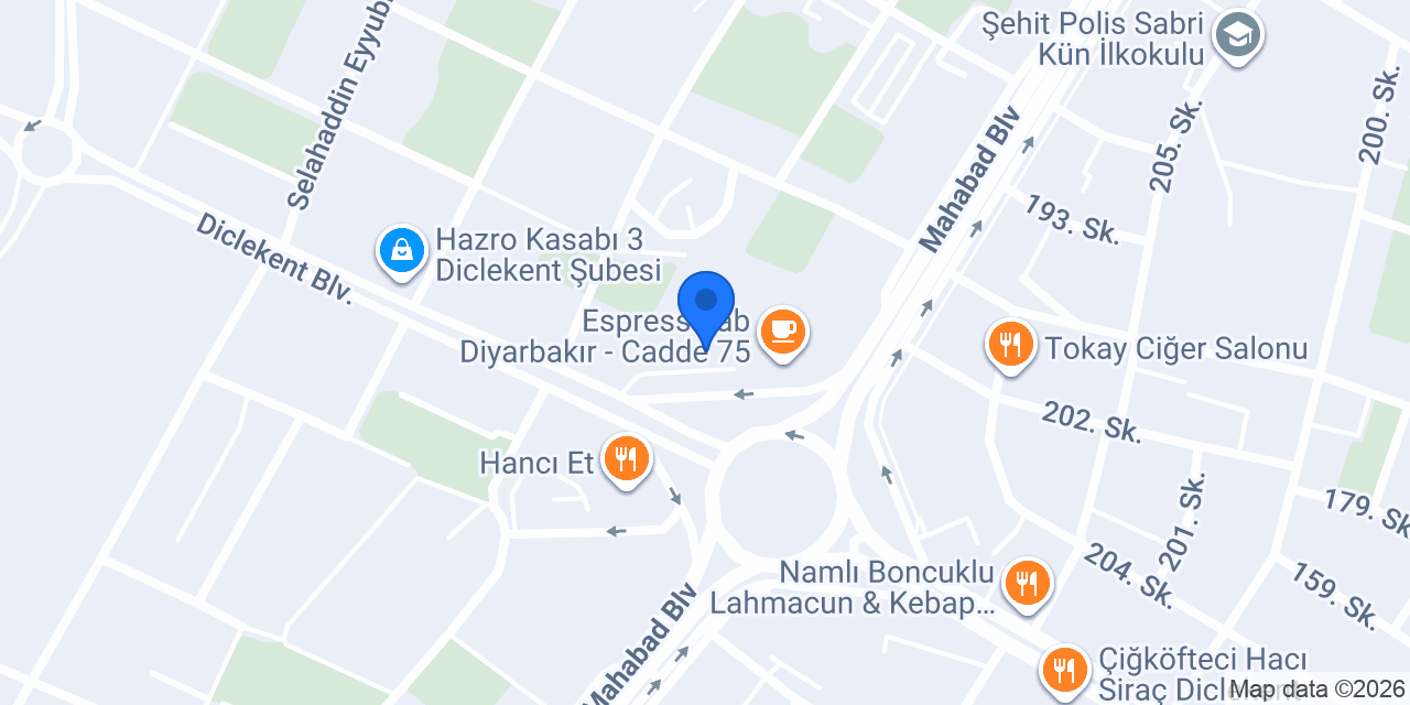 Eminevim Diclekent Şube konumu