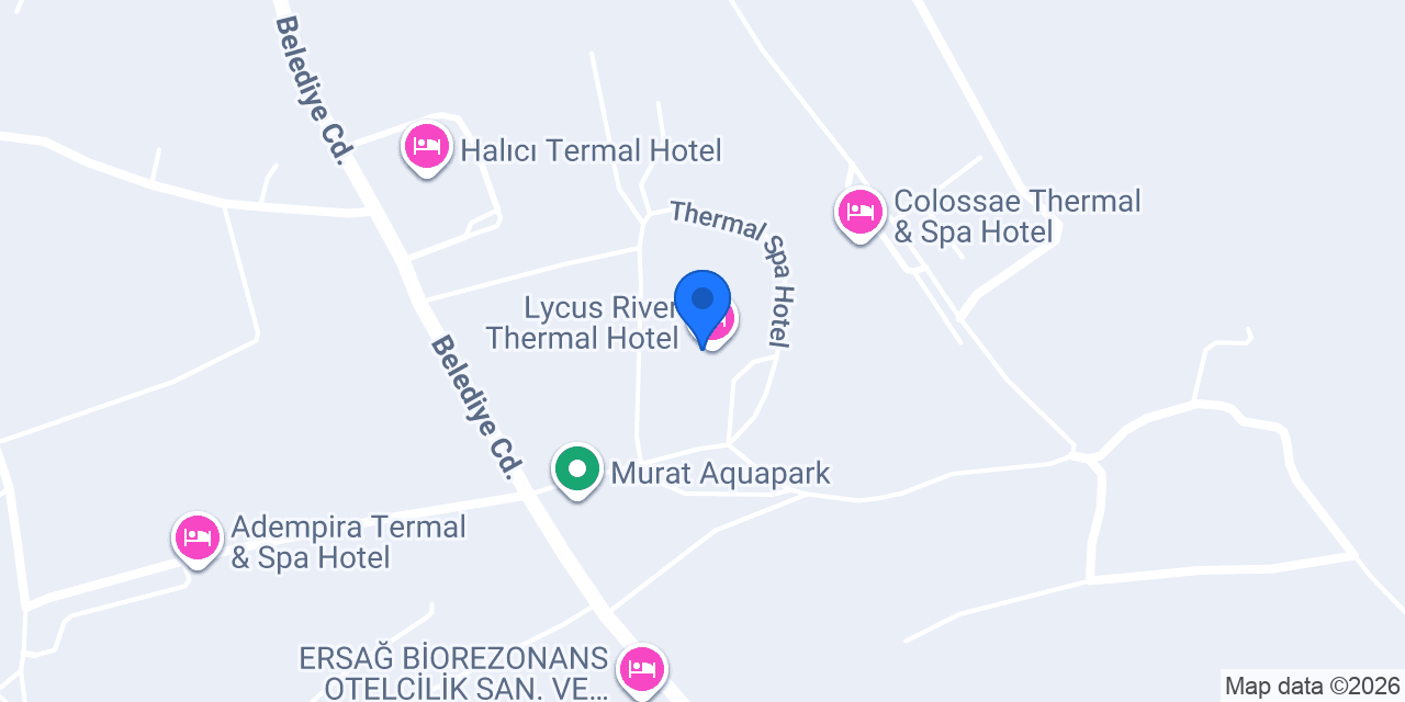 Lycus River Thermal Hotel konumu