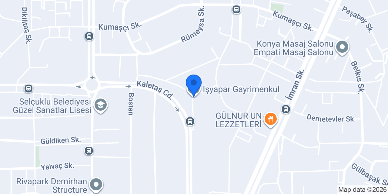 İşyapar Gayrimenkul konumu