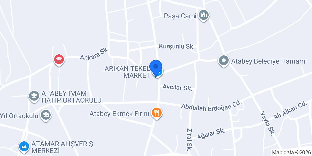 ARIKAN TEKEL MARKET konumu