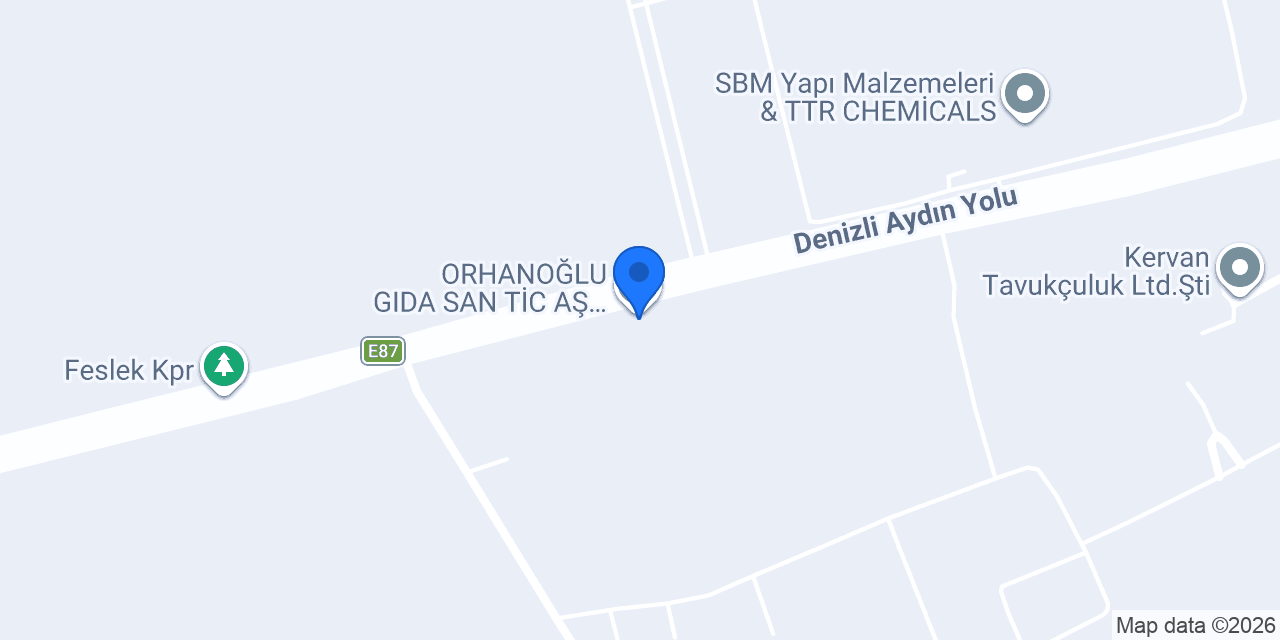 ORHANOĞLU GIDA SAN TİC AŞ ÖNAL ZEYTİN konumu