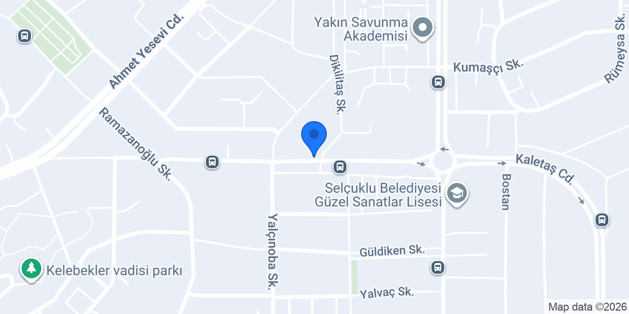 Bilgin Spor Akademi konumu