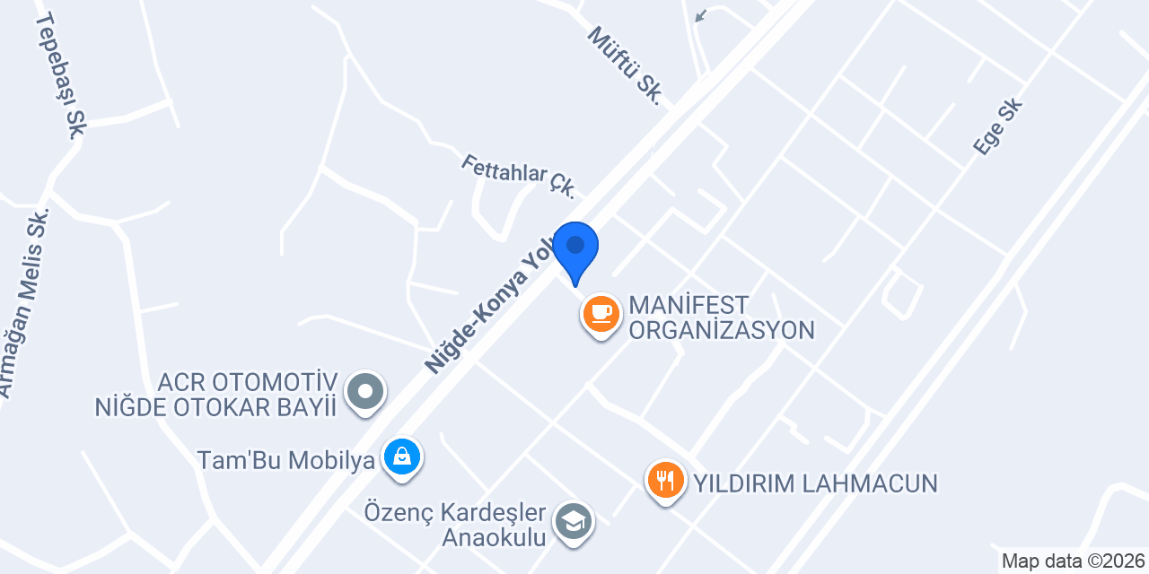 Uyku Dünyası Niğde konumu