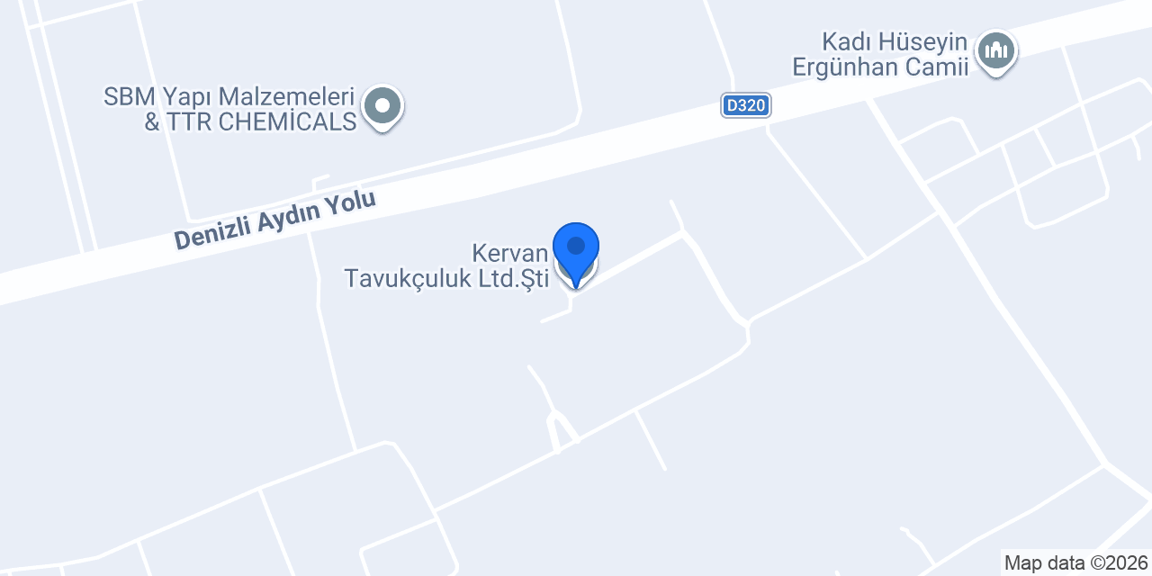 Kervan Tavukçuluk Ltd.Şti. konumu