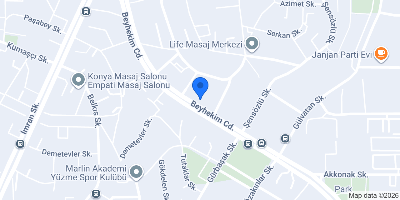 DERMAVİSE KONYA SELÇUKLU konumu