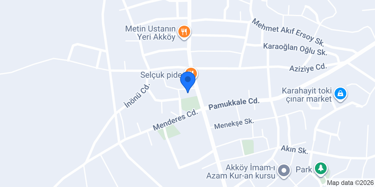 Ptt-akköy Şubesi konumu