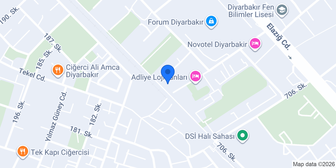 Diyarbakır Site Yönetimi konumu