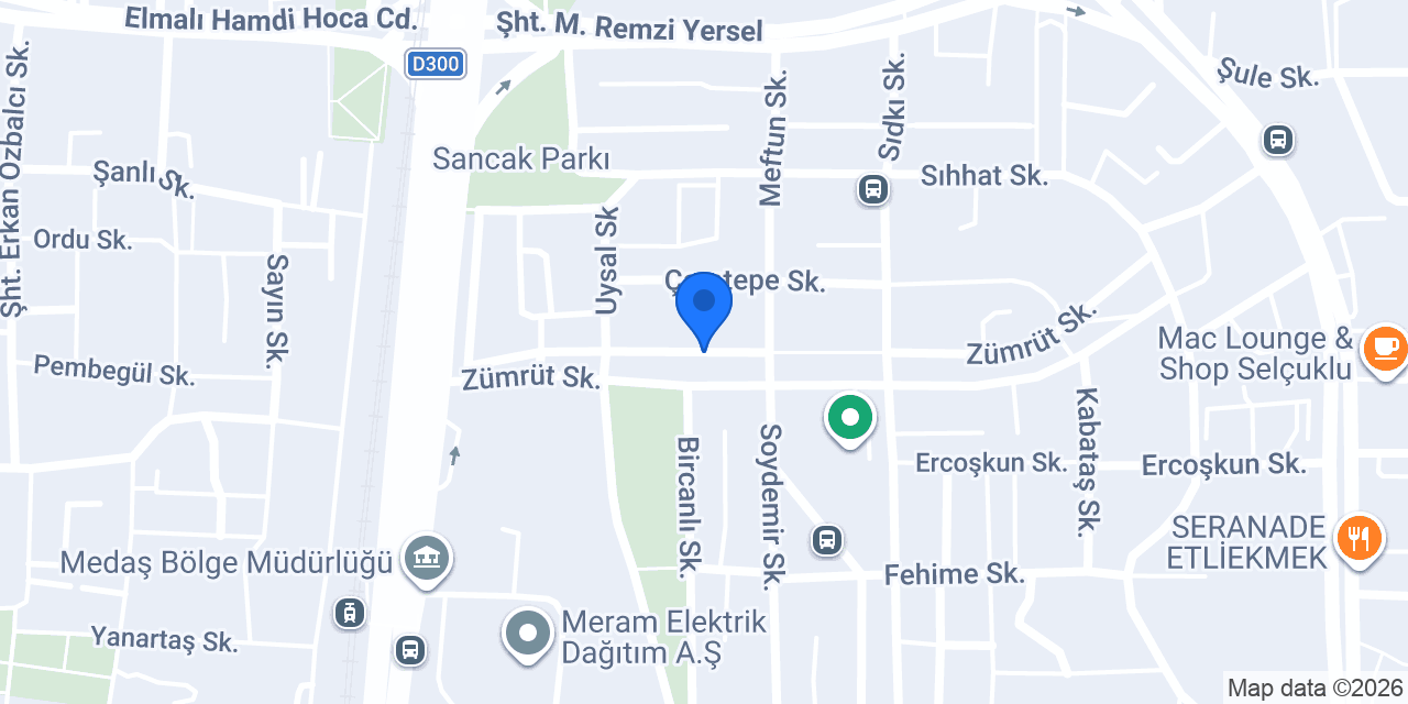İMH Konya Selçuklu Temsilciliği konumu