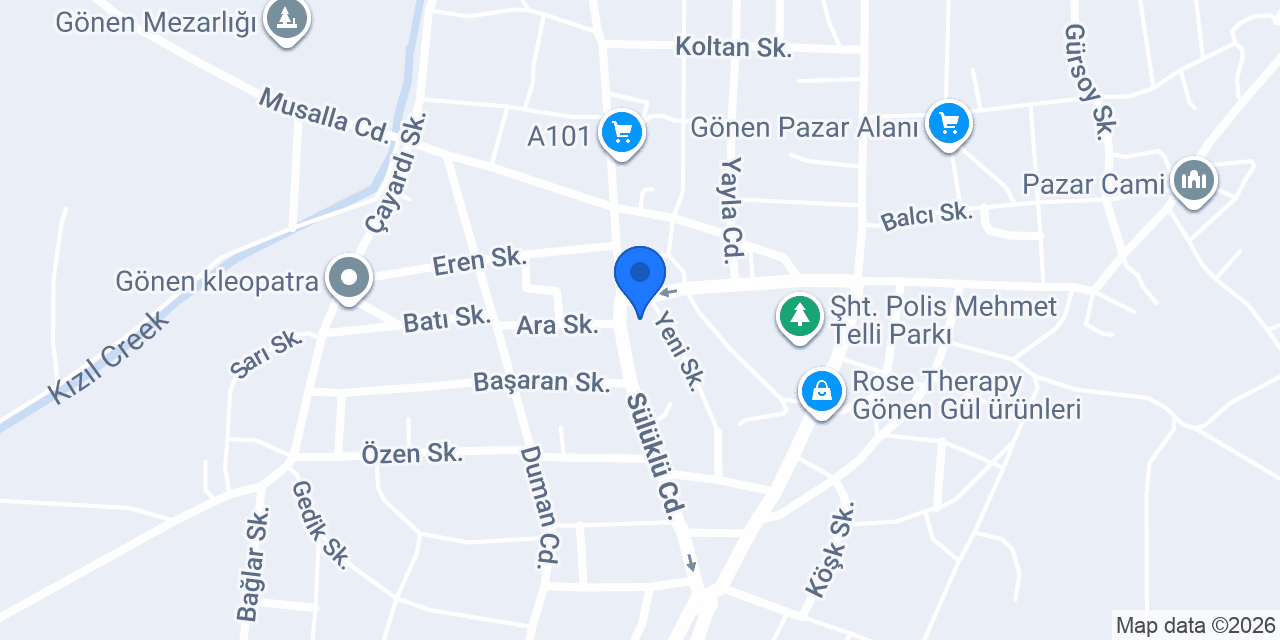 Gönen İlçe Müftülüğü konumu