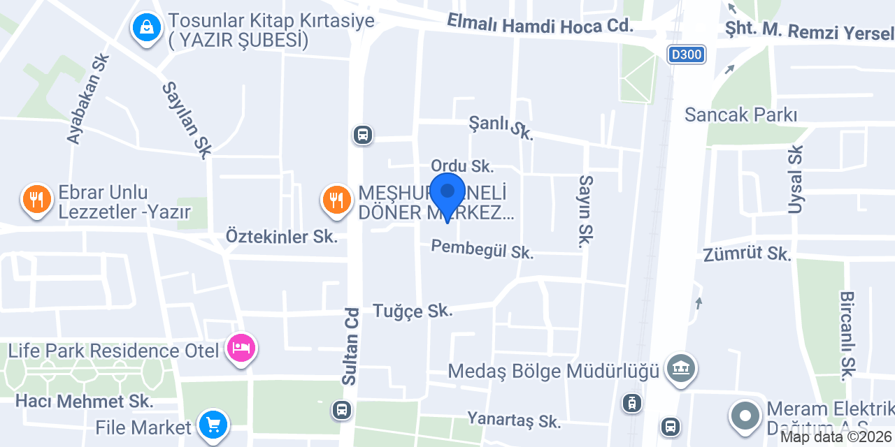 Tatlı Patiler Veteriner Kliniği konumu