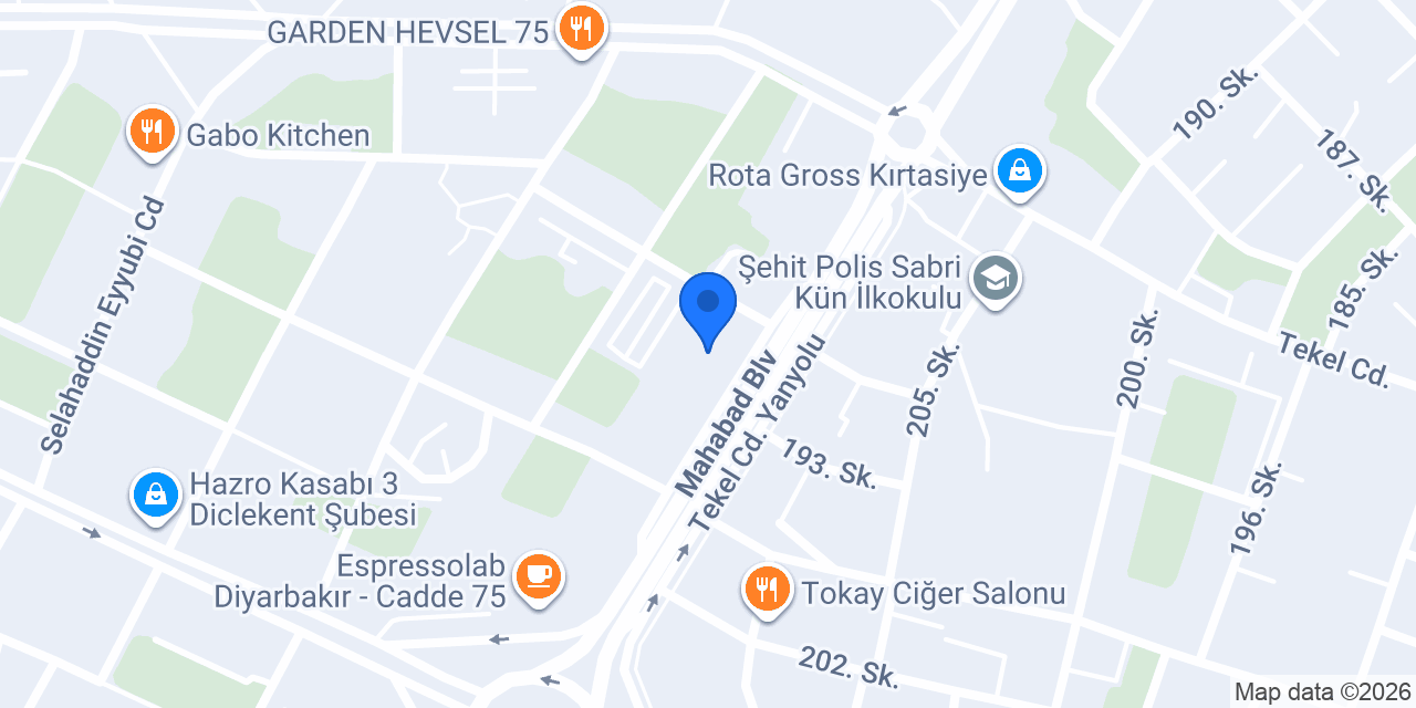 Diyarbakır Aris Psikoloji konumu