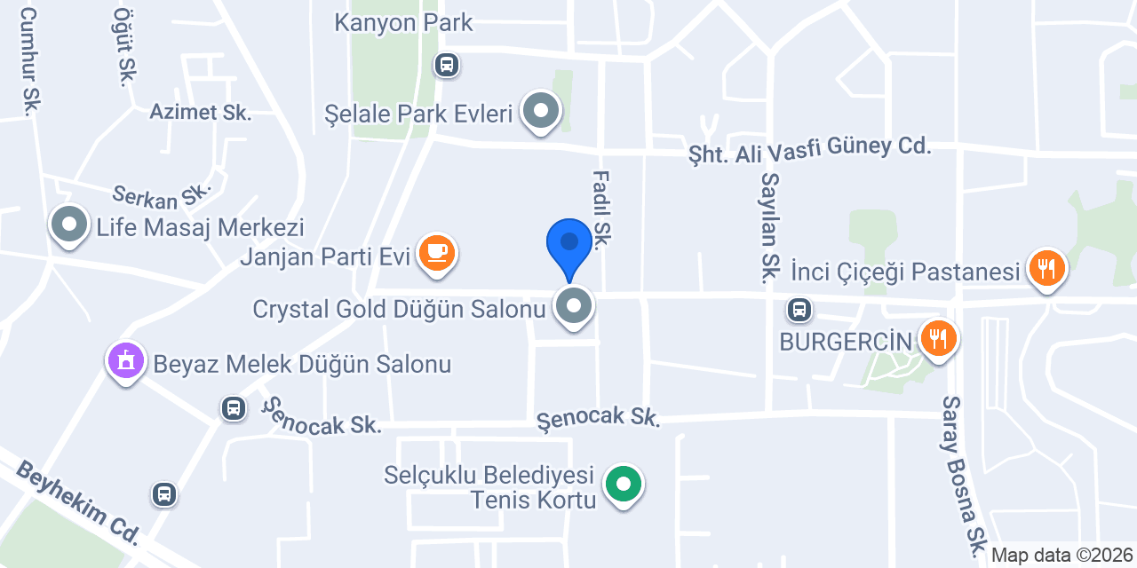 Konya Altın Et - YAZIR konumu