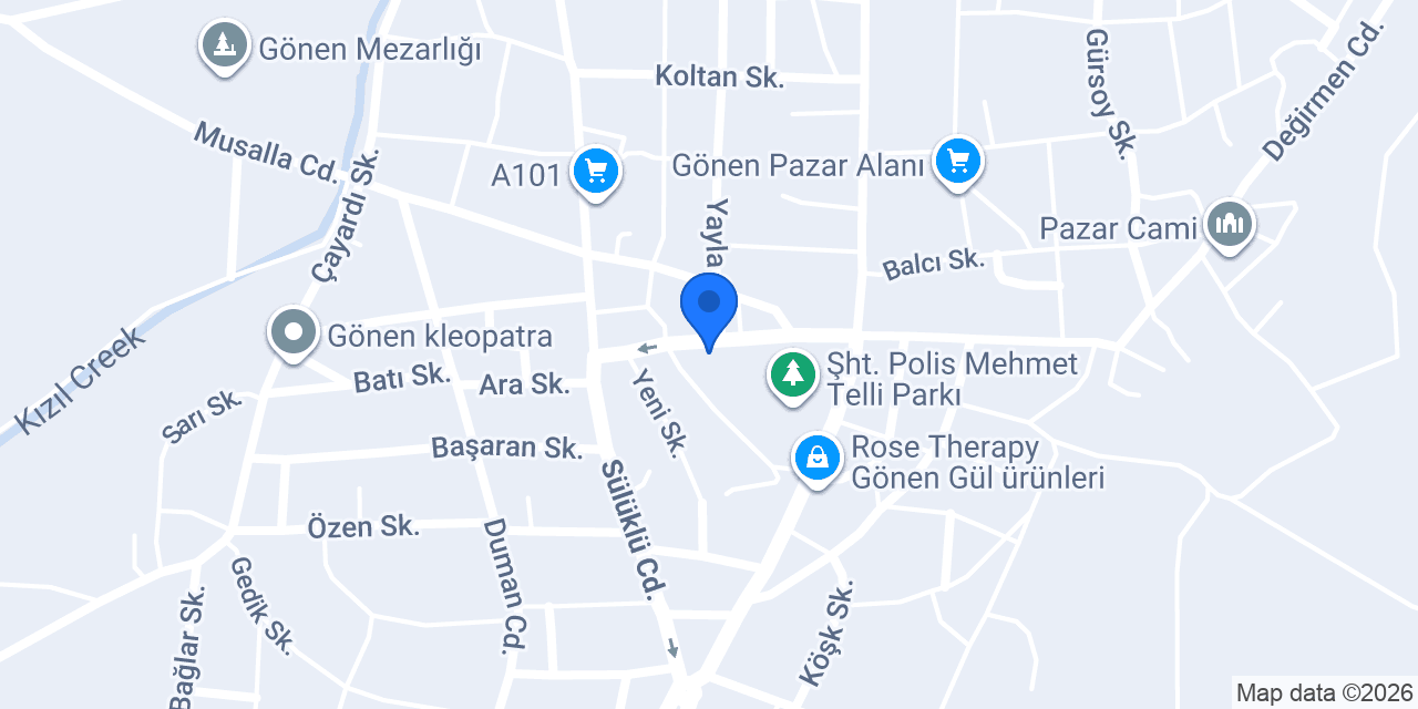 ISPARTA EREM YAPI - CAM BALKON - DUŞAKABİN konumu