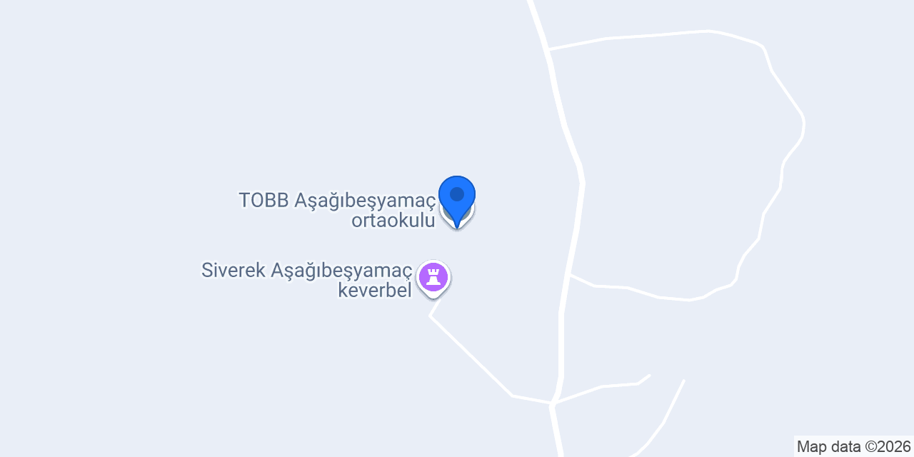TOBB Aşağıbeşyamaç ortaokulu konumu
