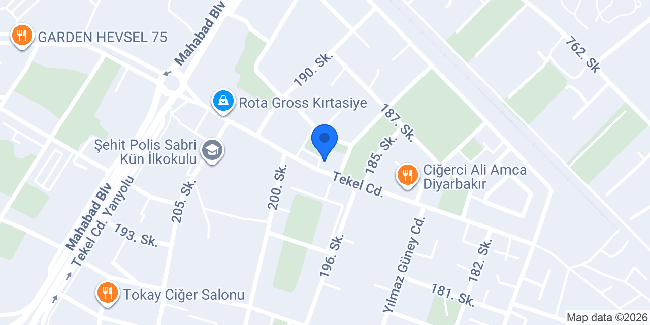 Dicle 21 Ekmek Fırını konumu