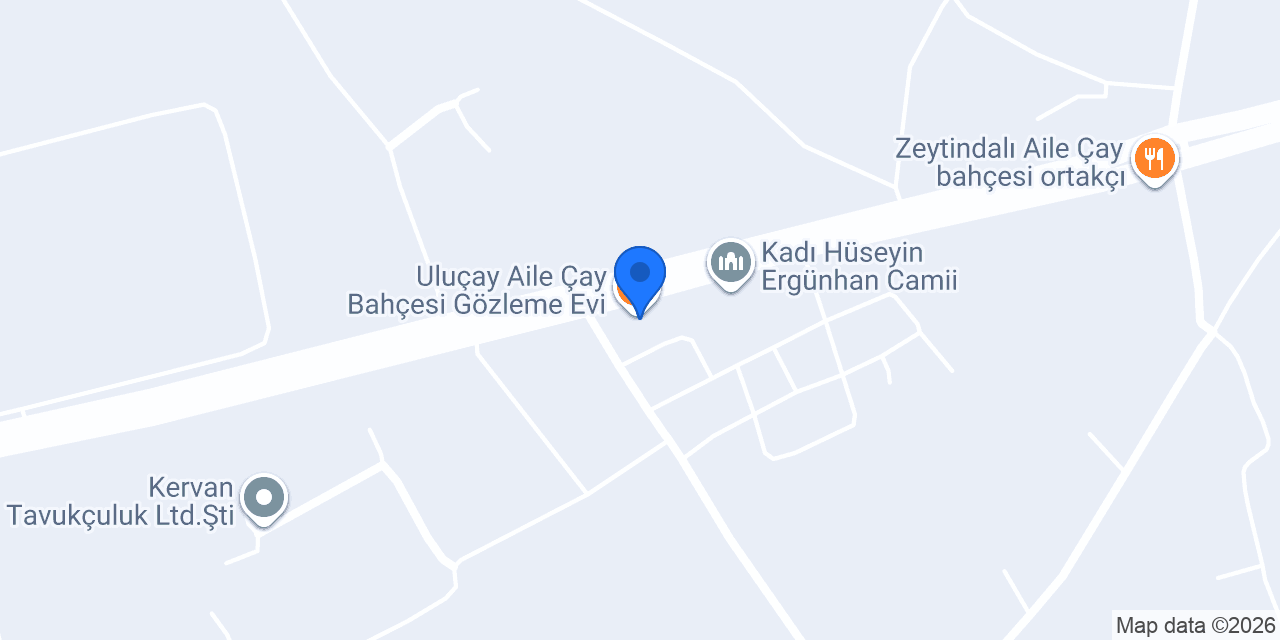 Uluçay Aile Çay Bahçesi Gözleme Evi konumu