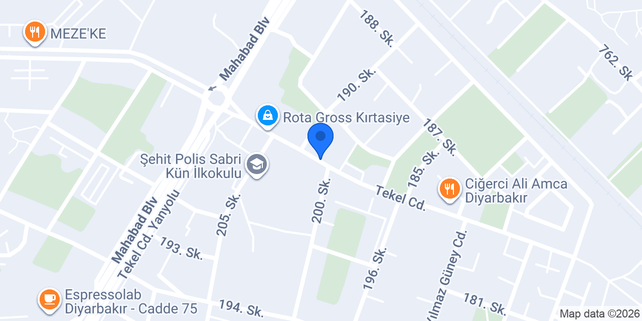 DERVİŞOĞLU ECZANESİ konumu
