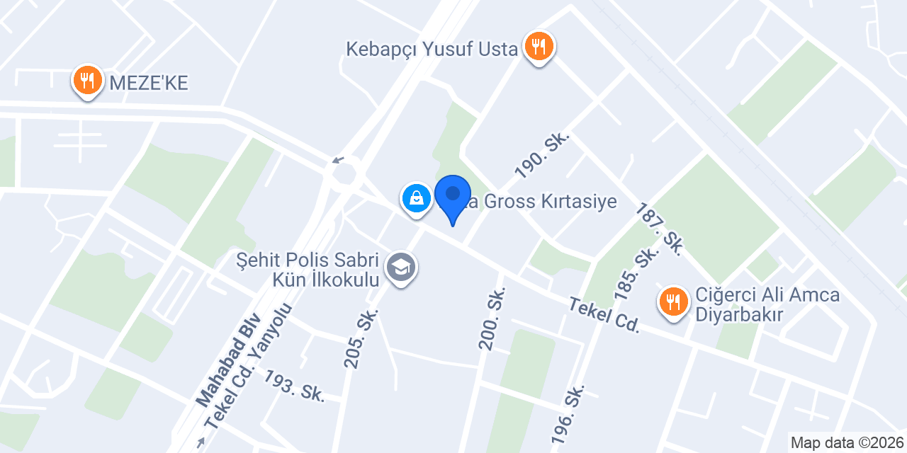 Metropol Tost Evi konumu