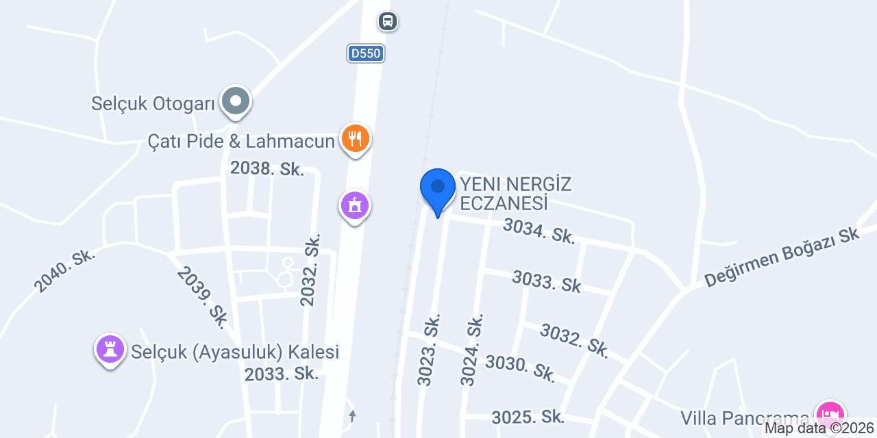 YENI NERGİZ ECZANESİ konumu