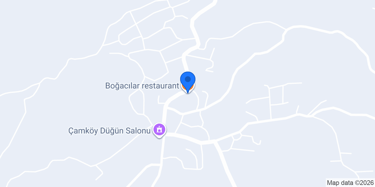 Boğacılar restaurant konumu