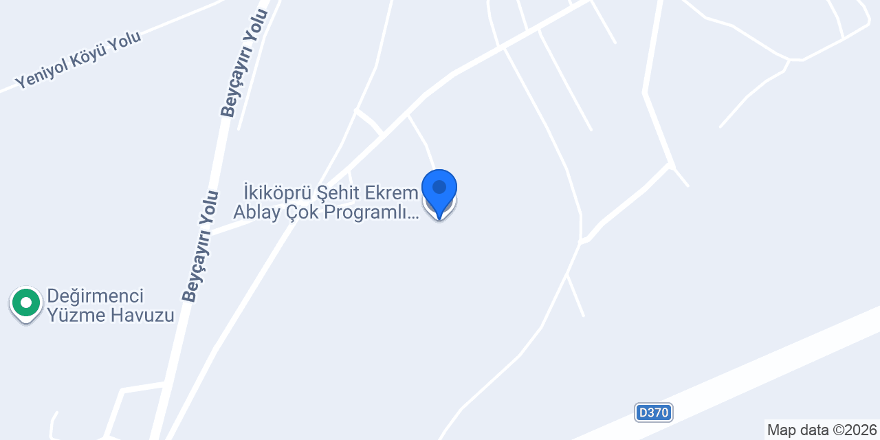İkiköprü Şehit Ekrem Ablay Çok Programlı Anadolu Lisesi konumu