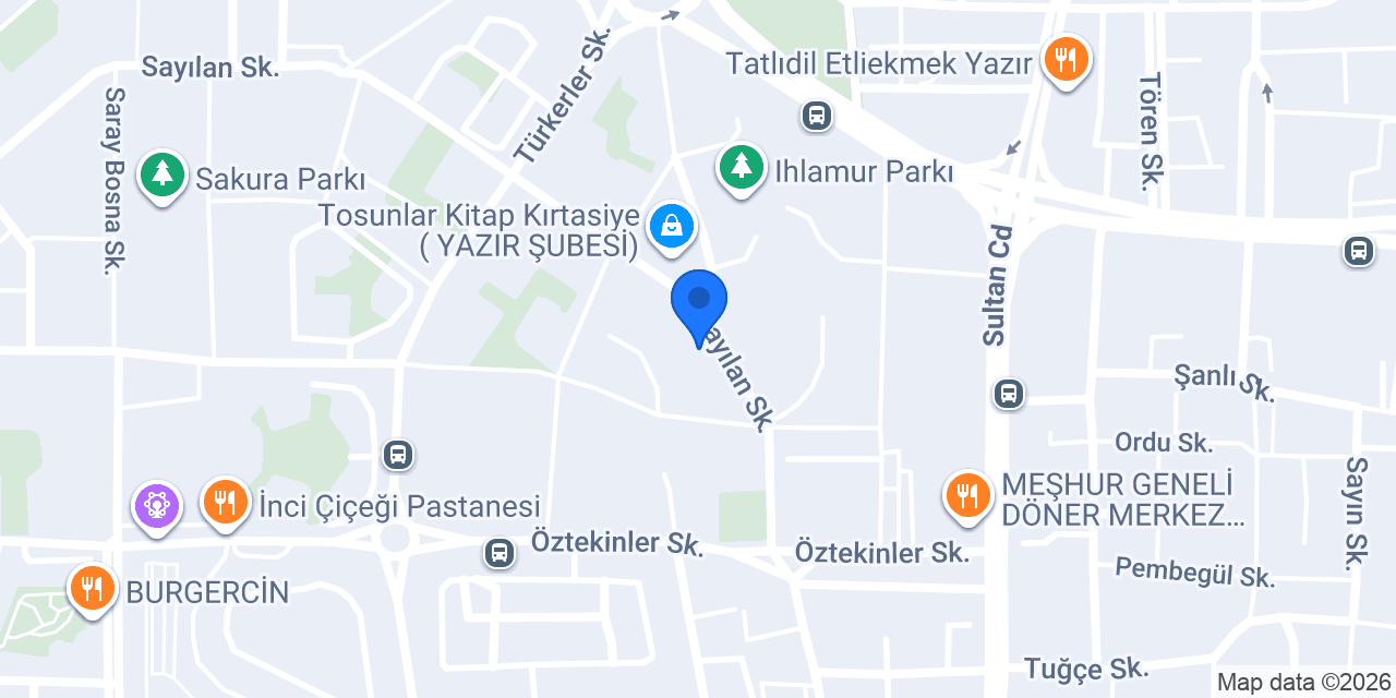 İNCİ KİTABEVİ konumu