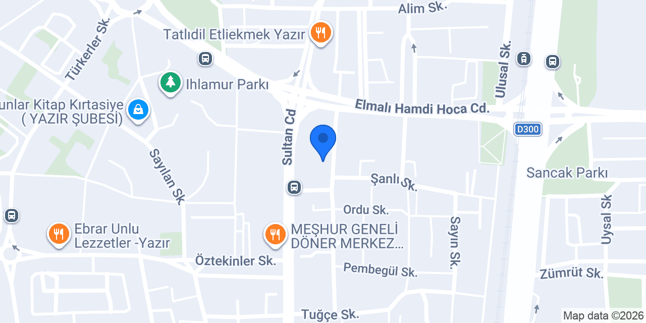 Dt. Kübra Mehmetoğlu konumu